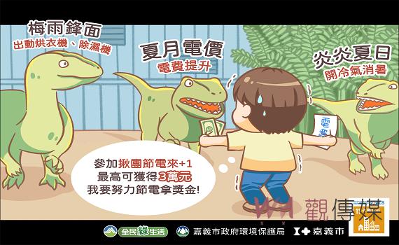 嘉義市節電競賽總獎金60萬元 報名只到7月31日為止
