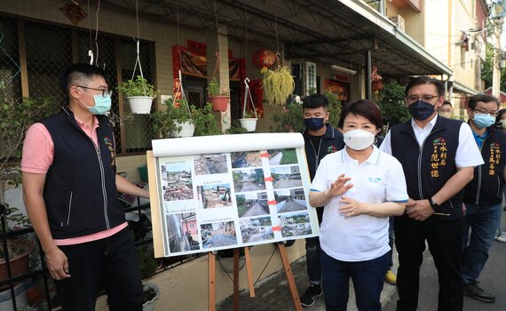 排水工程奏效 盧市長再度訪視烏日成功社區