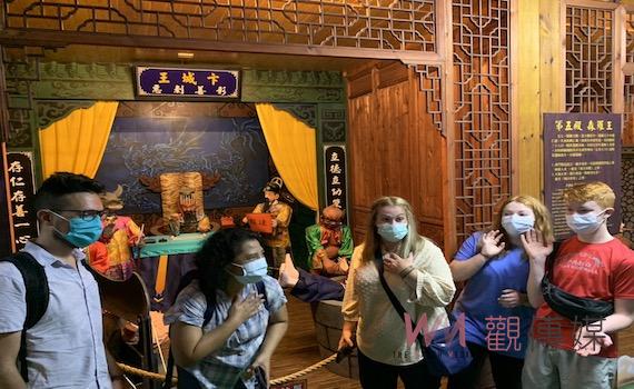 嘉義十殿閻羅王 外國人覺得恐怖直說要「行善做好事」