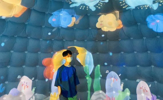「府中15」圓宇宙-沉浸式圓頂投影體驗展 超萌動畫療癒身心