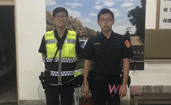 男子暗夜淋雨路邊獨行 熱心員警助他平安返家