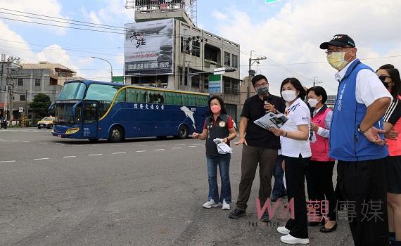 影/北港危險路口斥資7千多萬改善 縣長張麗善現勘關切並聽取意見