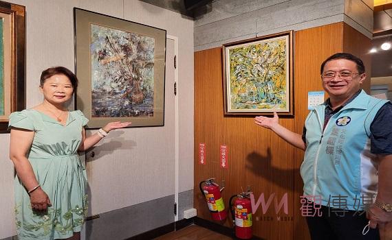保惜棄置油畫十多年 林姿吟透過書畫聯展協尋主人