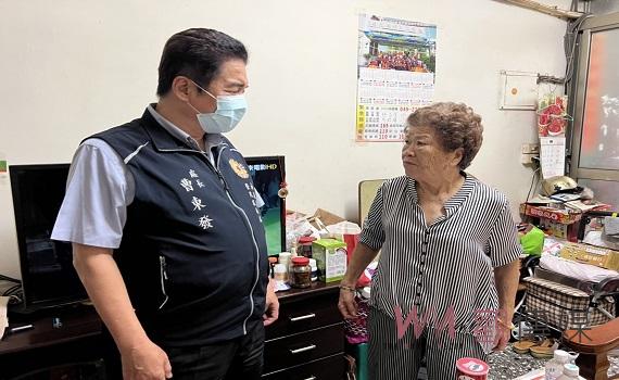 南投縣榮服處訪視草屯鎮多位艱困榮民遺眷並拜會鎮長連結資源