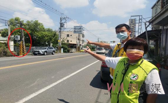 閃王!搶錢!社頭鄉員集路與崙饒路口測速桿平均一天75張超速罰單