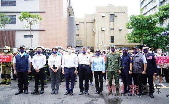 北部7縣市萬安45號演習 柯文哲:北市府全面動員演練 居安思危做好防空避難