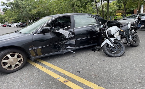嘉朴子汽機車事故騎士昏迷送醫 警方呼籲行車保持安全間距