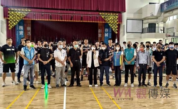 全縣運動會籃球賽事開打 張縣長親臨主持開球儀式
