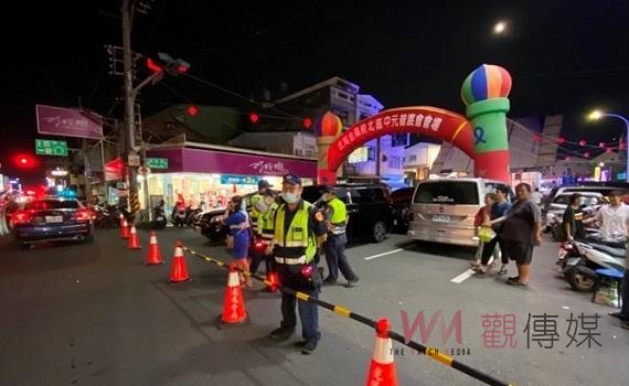 維護中元節普渡活動平順 虎尾警強力執法與交通管制
