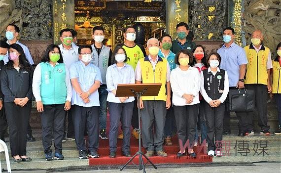 大天宮啟用九龍鑾轎 蔡英文總統親扶聖駕登輦安奉