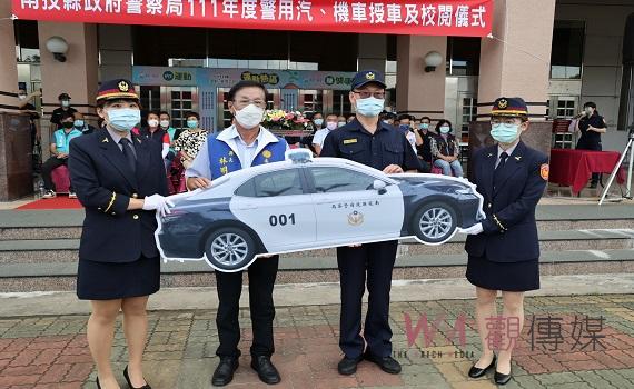 南投縣縣長林明溱加碼預算 新購警用汽機車強化基層裝備
