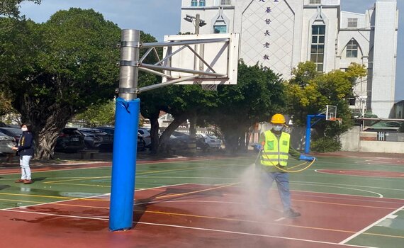 中市校園開學前清消整備 8/20-8/29高中職以下場域暫停開放
