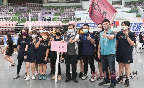桃園第6屆公教人員羽球錦標賽開打 市長感謝同仁努力締造進步城市的象徵