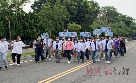 王育敏今登記參選嘉縣長 對翁章梁下戰帖邀辯論讓嘉義更好
