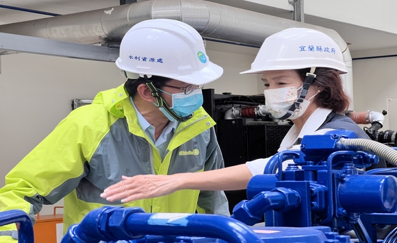 視察宜蘭防汛整備作業 縣長林姿妙:務實做好防救災工作