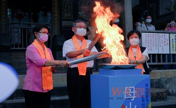澎湖舉辦第9屆離島縣運動會母火引燃儀式 聖火點燃精彩賽事 