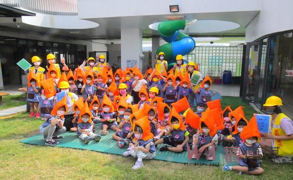 明倫非營利幼兒園舉辦九二一防災日防震演練 SOP深植幼童心中
