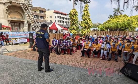 北港警結合獅友投入社區關懷　宣導反毒、反詐騙 