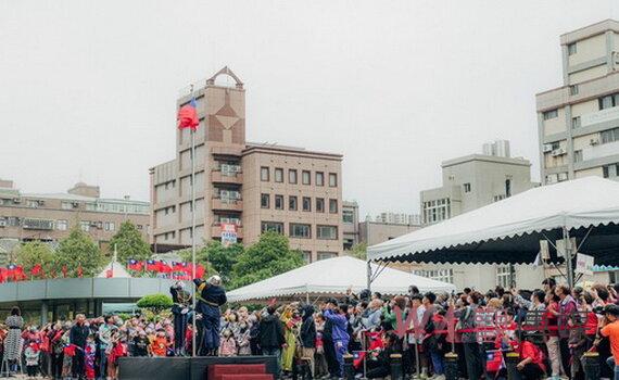 鄭文燦今率桃園市府團隊　參加任期最後一次國慶升旗 