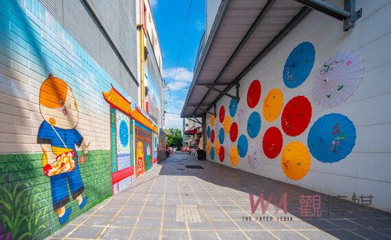桃園楊梅區後巷改造型塑空間美學　融入濃濃在地客家文化 