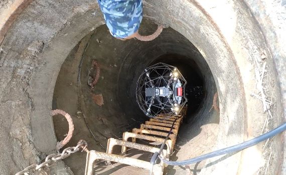 新北首創無人機輔助檢查污水下水道 地下管線無所遁形