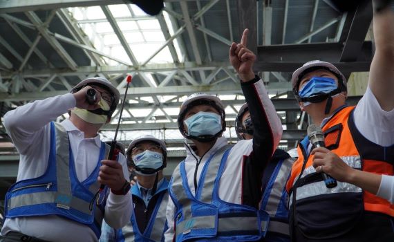 侯友宜視察捷運三鶯線三峽站 周邊規劃上千戶青年社宅