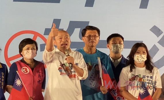 韓國瑜力挺謝龍介 「夠了,台南人不欠民進黨了」