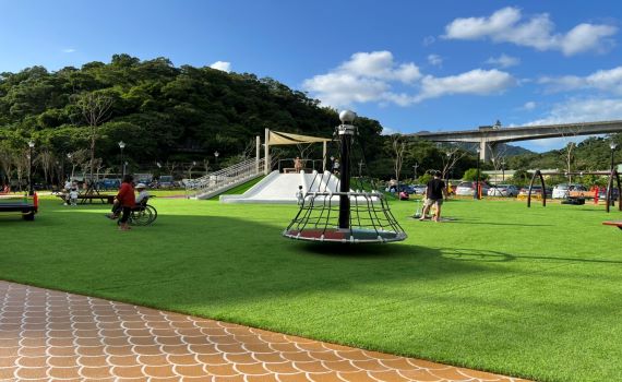 新北市府強力排除公有地遭占用 五股再添一處共融公園