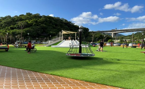 新北市府強力排除公有地遭占用　五股再添一處共融公園      