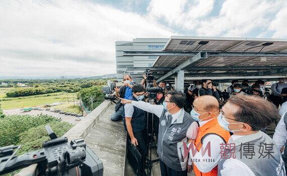 桃園龍潭科學園區三期計畫啟動 蘇貞昌與鄭文燦視察歡迎台積電進駐