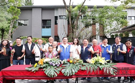 南投縣仁愛鄉法治國小新建校舍落成 林縣長剪綵啟用