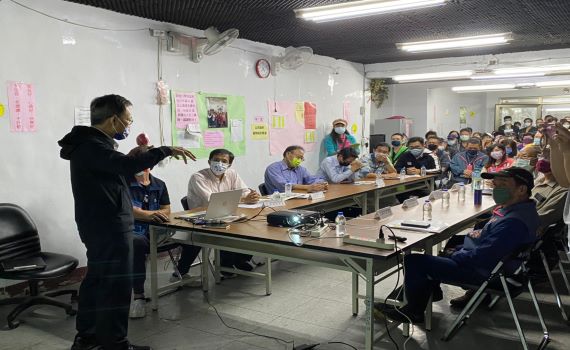新店錦秀碧瑤社區擋土牆開裂 新北市府持續協助緊急搶災