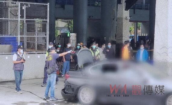 男子墜海失蹤! 警方新港漁港尋獲車輛打撈上岸