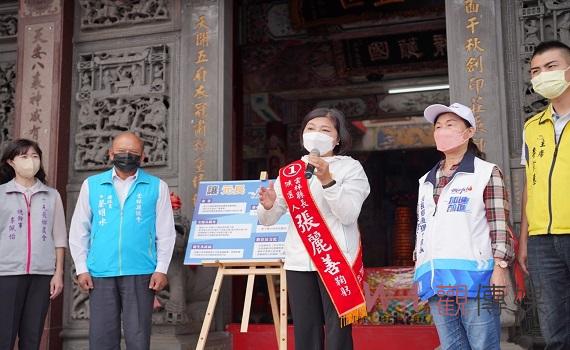 張麗善20鄉鎮願景親履巡迴 元長說明重要建設與未來擘畫