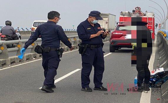 獨/男徒步環島22天 目擊民眾墜橋「嚇得發抖」急報案