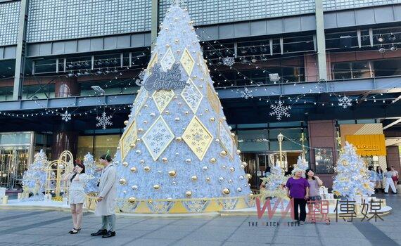 台中耶誕打卡熱點 華麗踩點「金燦耶誕城」