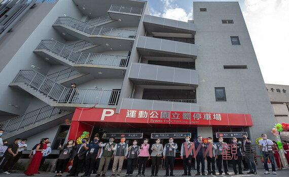 蔡總統見證桃園龍潭運動公園立體停車場啟用視察客家茶文化館 