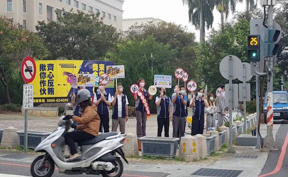 極力反賄選 嘉檢檢察長張曉雯披掛上街頭再衝一波