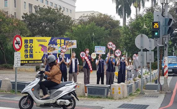 極力反賄選　嘉檢檢察長張曉雯披掛上街頭再衝一波