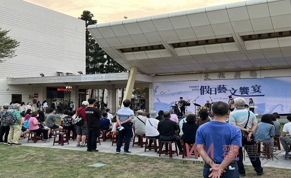 迎接嘉義市國際管樂節30周年 文化廣場假日樂聲響起