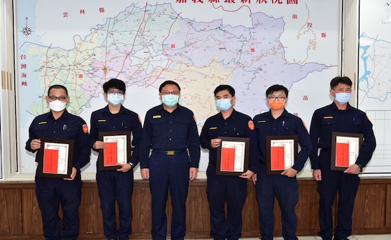 選務雖繁忙嘉縣警仍勤於為民服務 警長今表揚5件5人優良員警