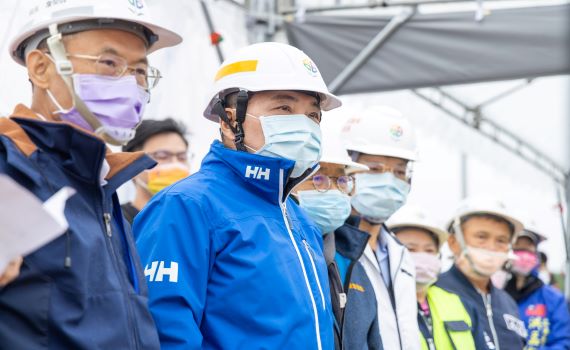 侯友宜視察林口工一市地重劃開發工程 目標112年用地交付