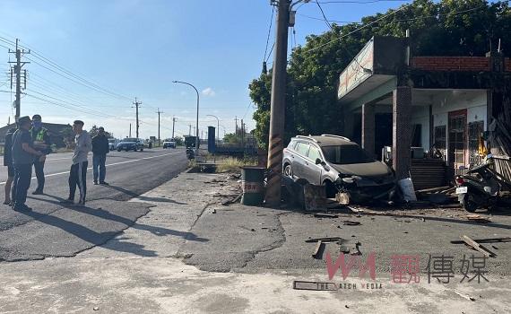 酒駕男撞車心虛肇逃 北港警方循線迅速逮人