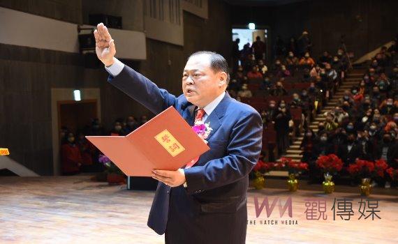 澎湖縣第19屆縣長交接 新任縣長陳光復宣誓就職