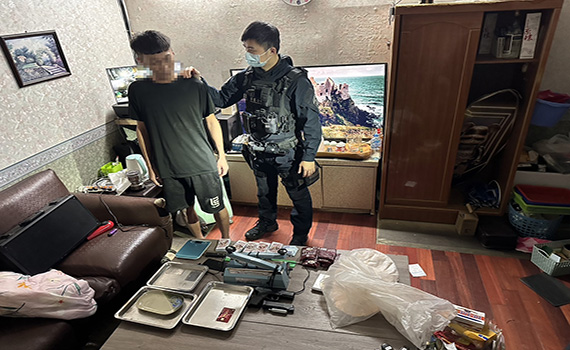 毒窟藏摩鐵 宜警攻堅逮毒蟲