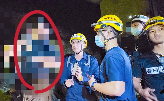 又是網路《GPS軌跡圖》引禍!外籍男夜困峭壁驚恐呼救 軍警消、民搜隊入山搶救
