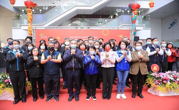 中市府新春開工團拜 盧市長:展望未來更加努力