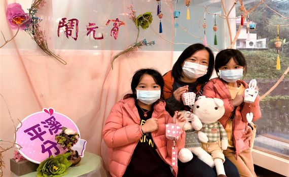 平溪圖書館「親子鬧元宵」 DIY、賞天燈認識在地特色