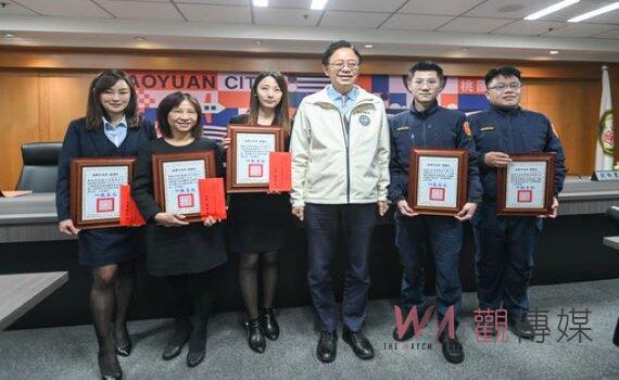 警民合作兩度成功阻詐保住市民千餘萬元 桃市府表揚5名有功人員