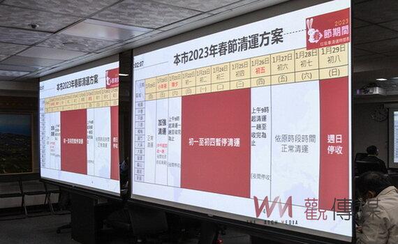 桃園明年大年初四提早開工收運垃圾 讓市民過乾淨好年